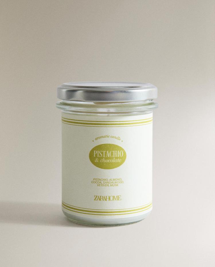 (130 G) PISTACHIO & CHOCOLATE SCENTED CANDLE