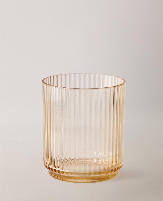 条纹亚克力玻璃杯