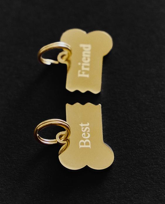 "BEST" “FRIEND” BONE PET CHARM
