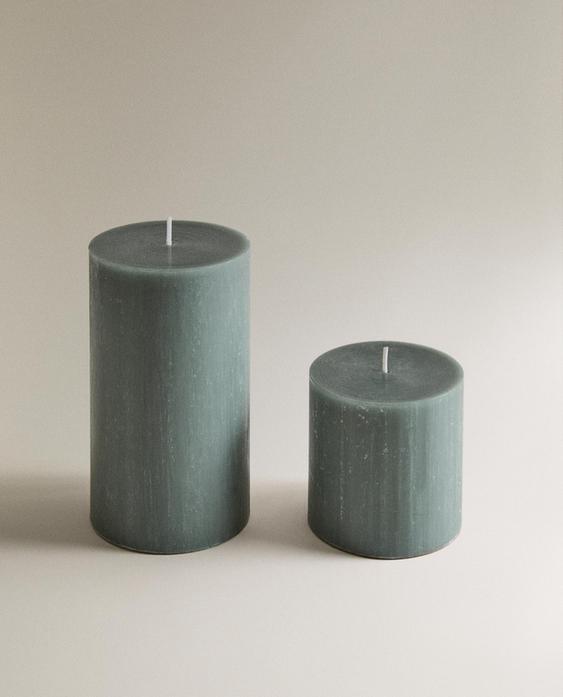 DECORATIVE CYLINDRICAL CANDLE