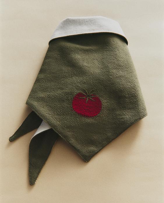 REVERSIBLE TOMATO PET BANDANA