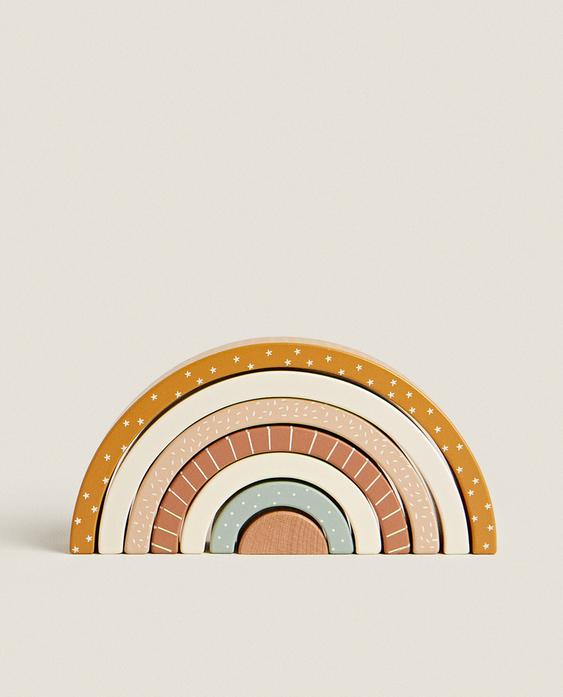 KIDS' TOY RAINBOW BLOCKS