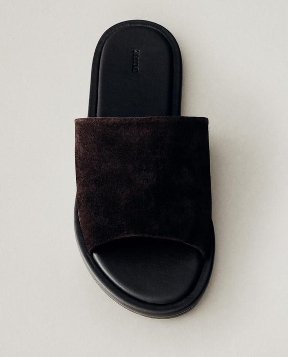 LEATHER SLIDERS