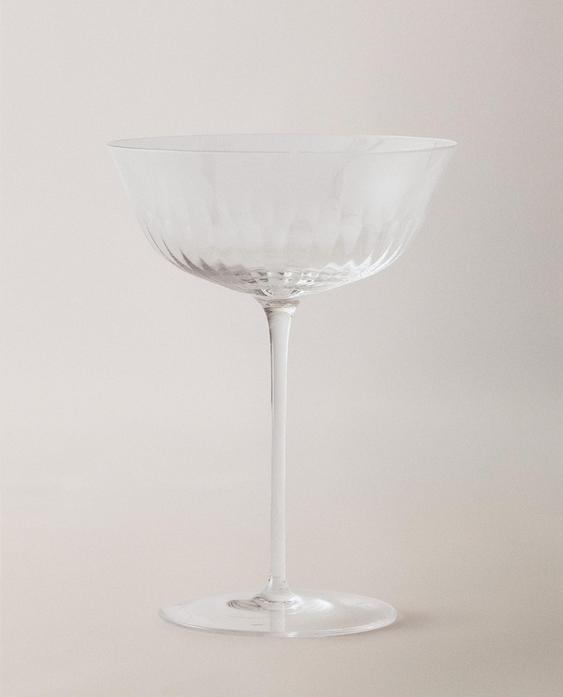 COCKTAIL GLASS WITH LINES