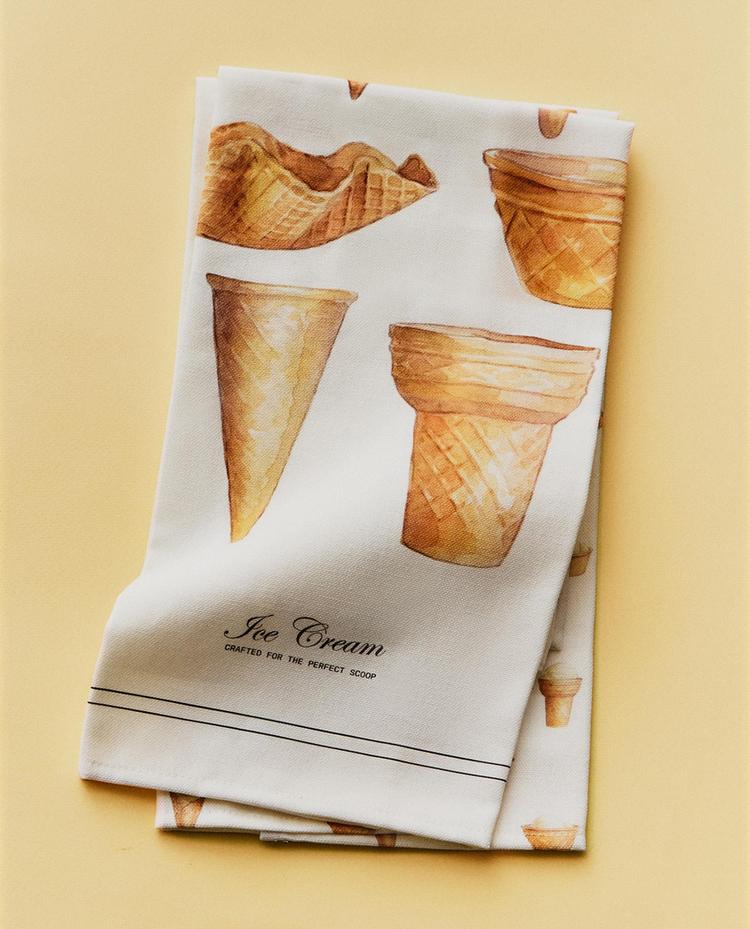 PACK OF ICE CREAM TEA TOWELS (PACK OF 2)