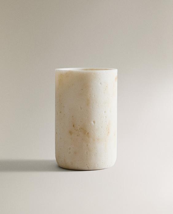 MARBLE-EFFECT TOOTHBRUSH HOLDER