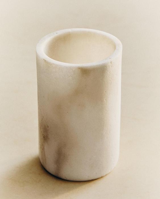MARBLE-EFFECT TOOTHBRUSH HOLDER