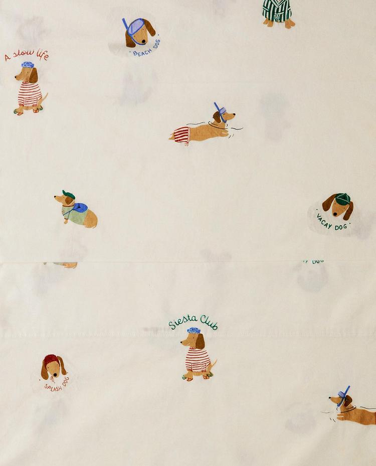 KIDS' DOG FLAT SHEET