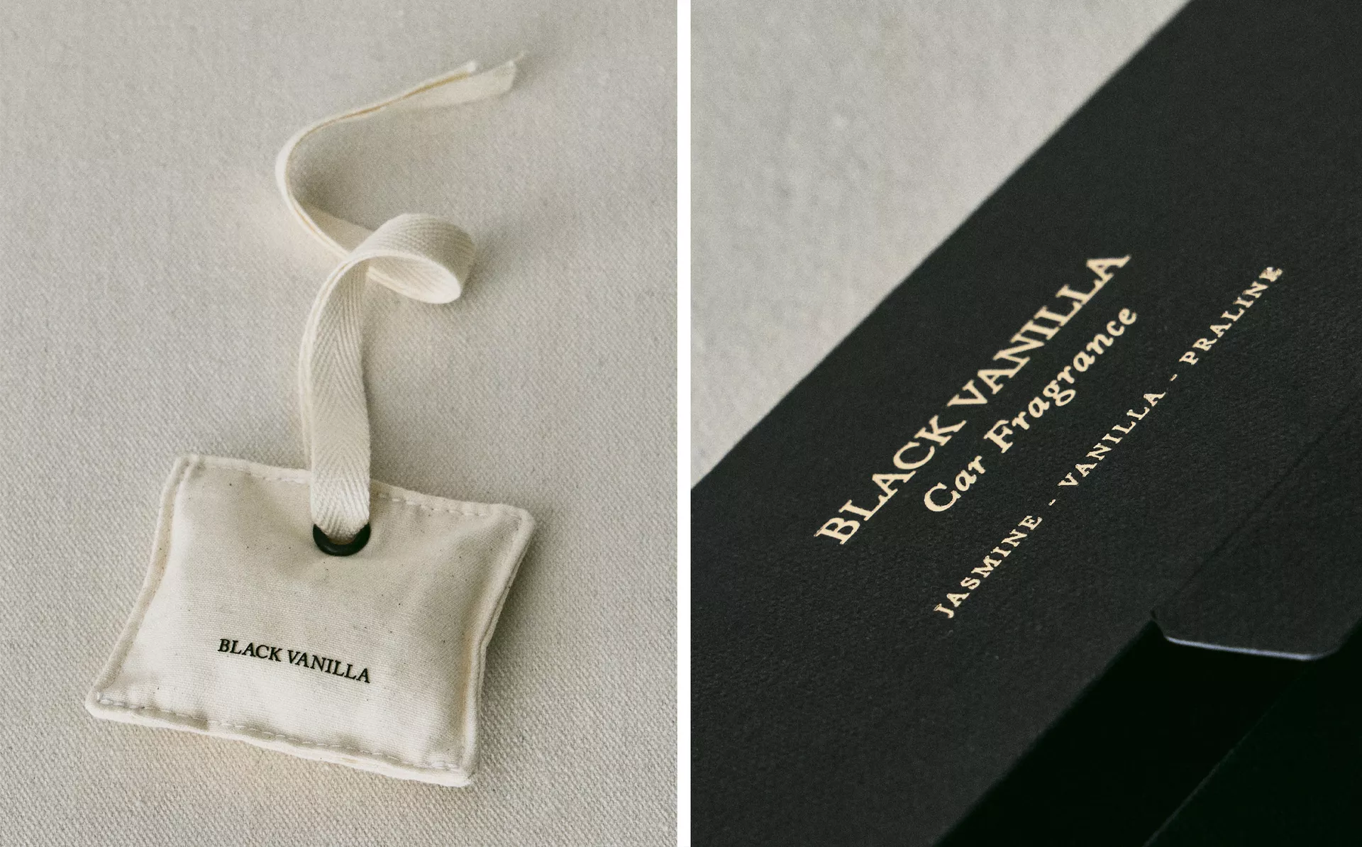 BLACK VANILLA CAR AIR FRESHENER
