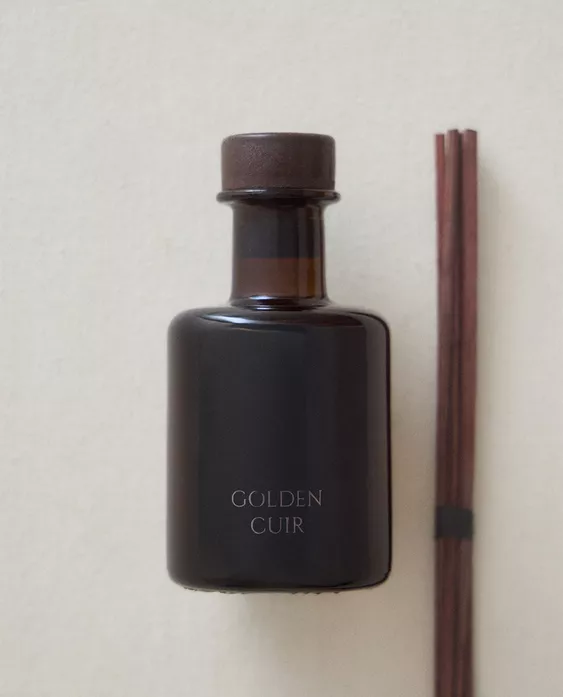 (95 ML) GOLDEN CUIR REED DIFFUSERS