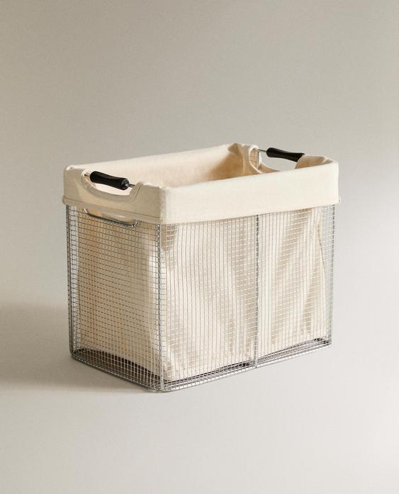 METAL LAUNDRY BASKET