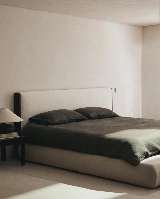 WASHED LINEN DUVET COVER (140 GXM²)