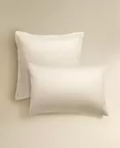 SATEEN PILLOWCASE WITH TRIM (300 THREAD COUNT)