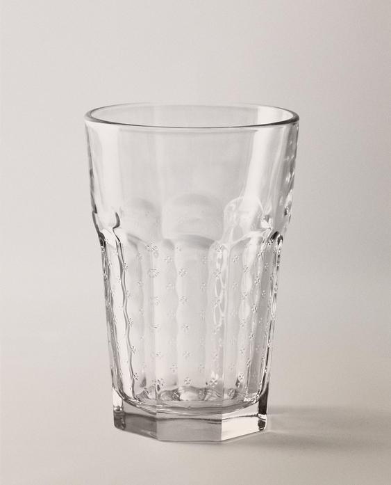 花朵浮雕玻璃杯