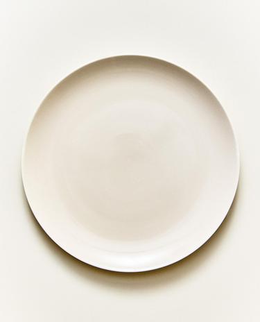纯色炻瓷甜点盘
