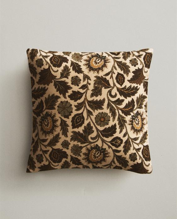 FLORAL PRINT CUSHION COVER