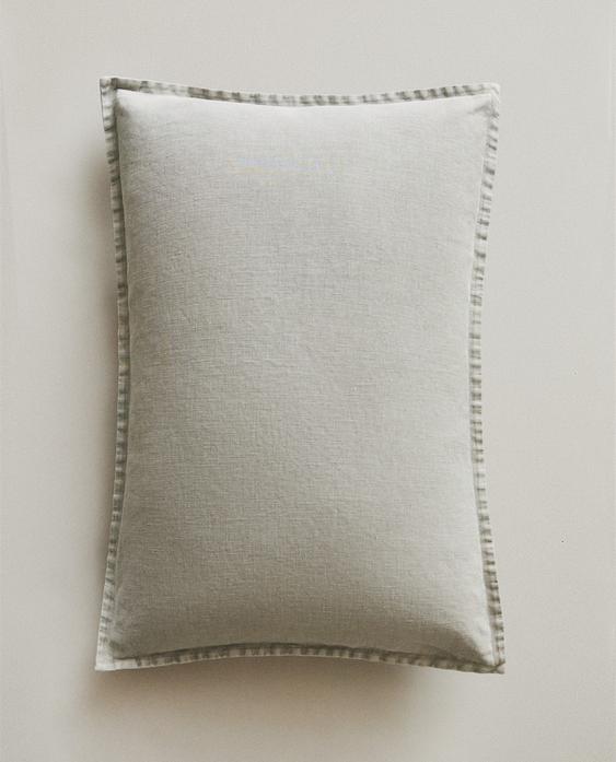 WASHED LINEN CUSHION COVER