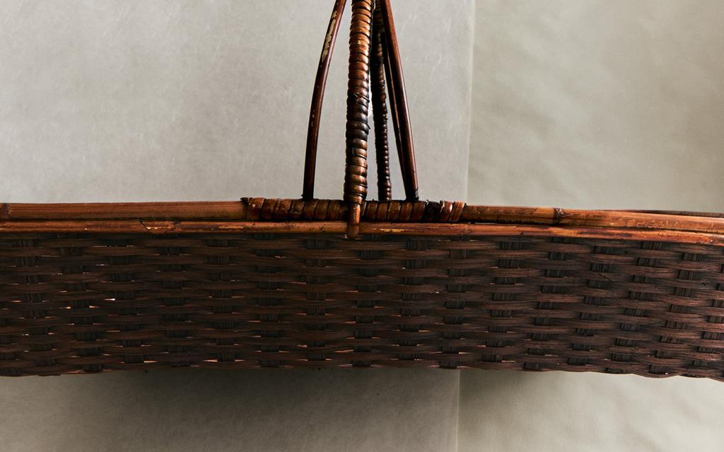 LONG RATTAN BASKET