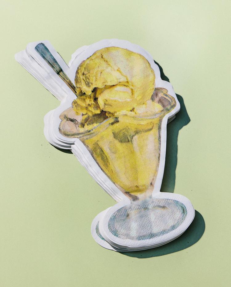 PACK OF ICE CREAM CUP PAPER NAPKINS (PACK OF 20)
