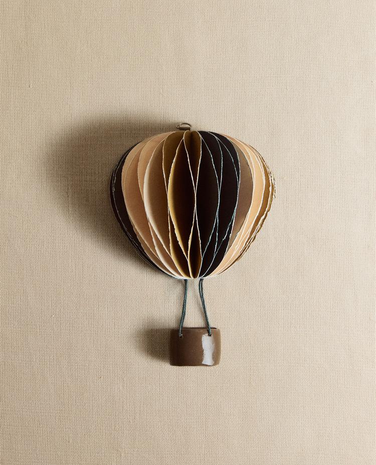 COLOURED PAPER WALL BALLOON (12 CM)
