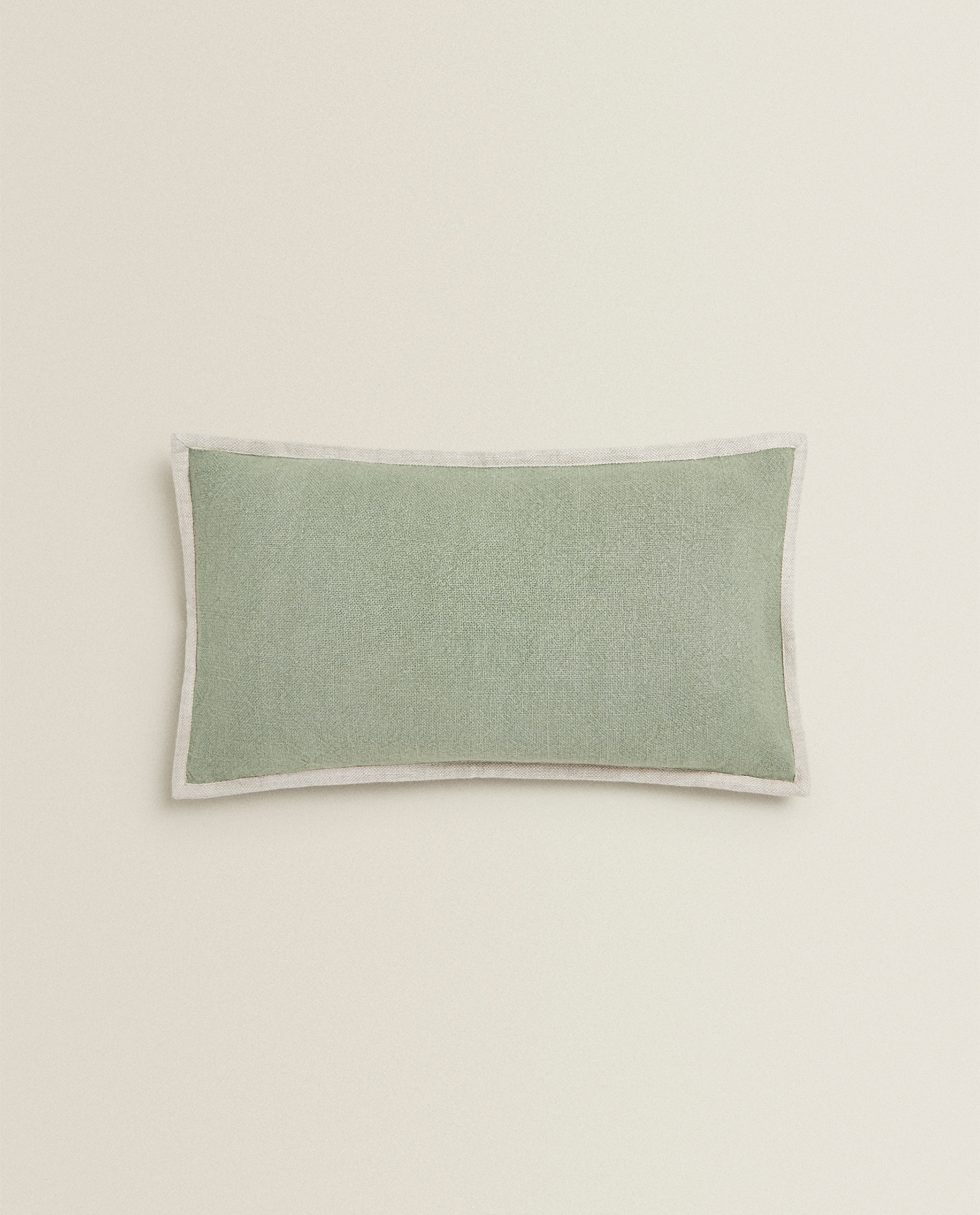 水洗亚麻靠垫套 装饰靠垫 装饰品 季末折扣 Zara Home