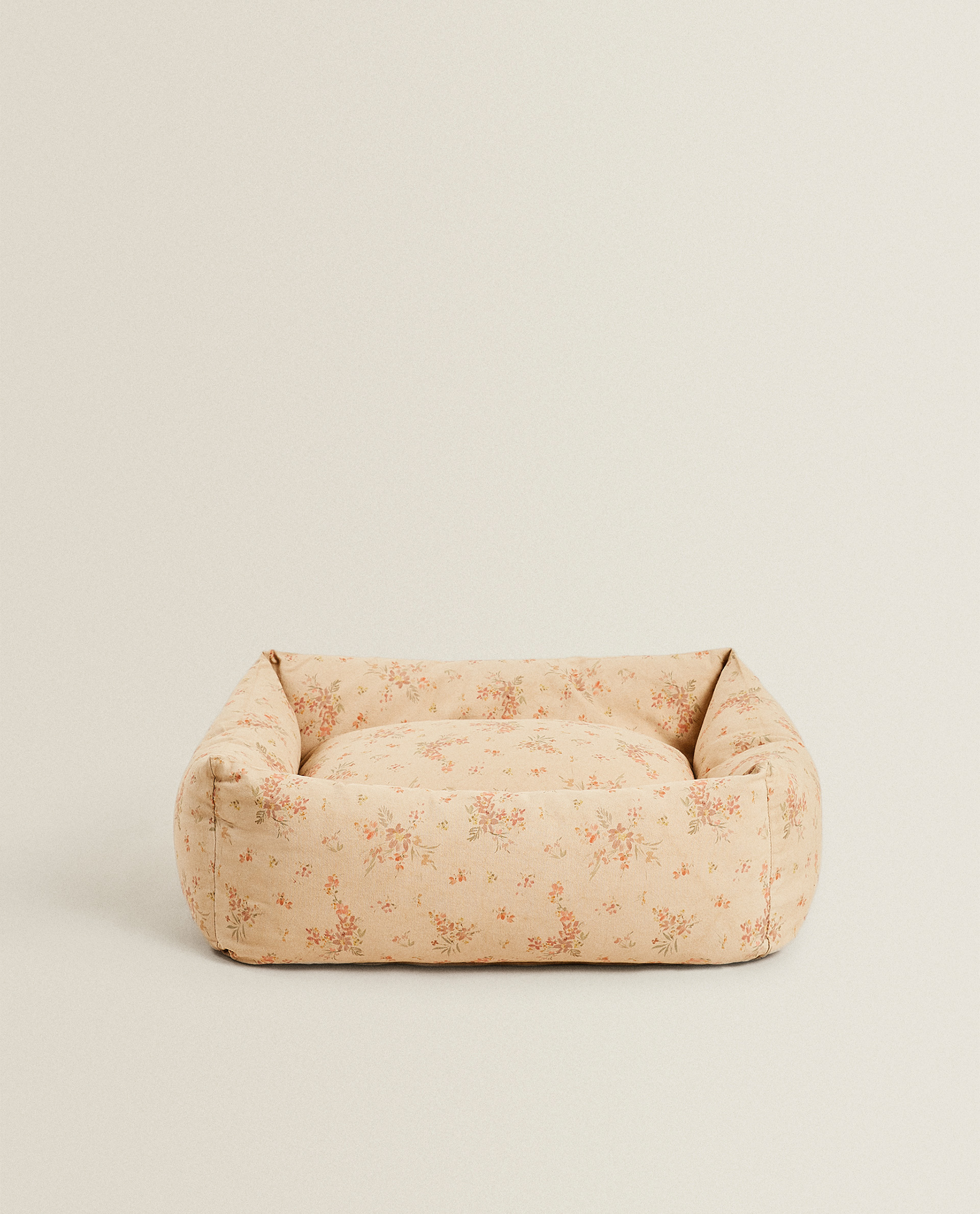 floral dog bed