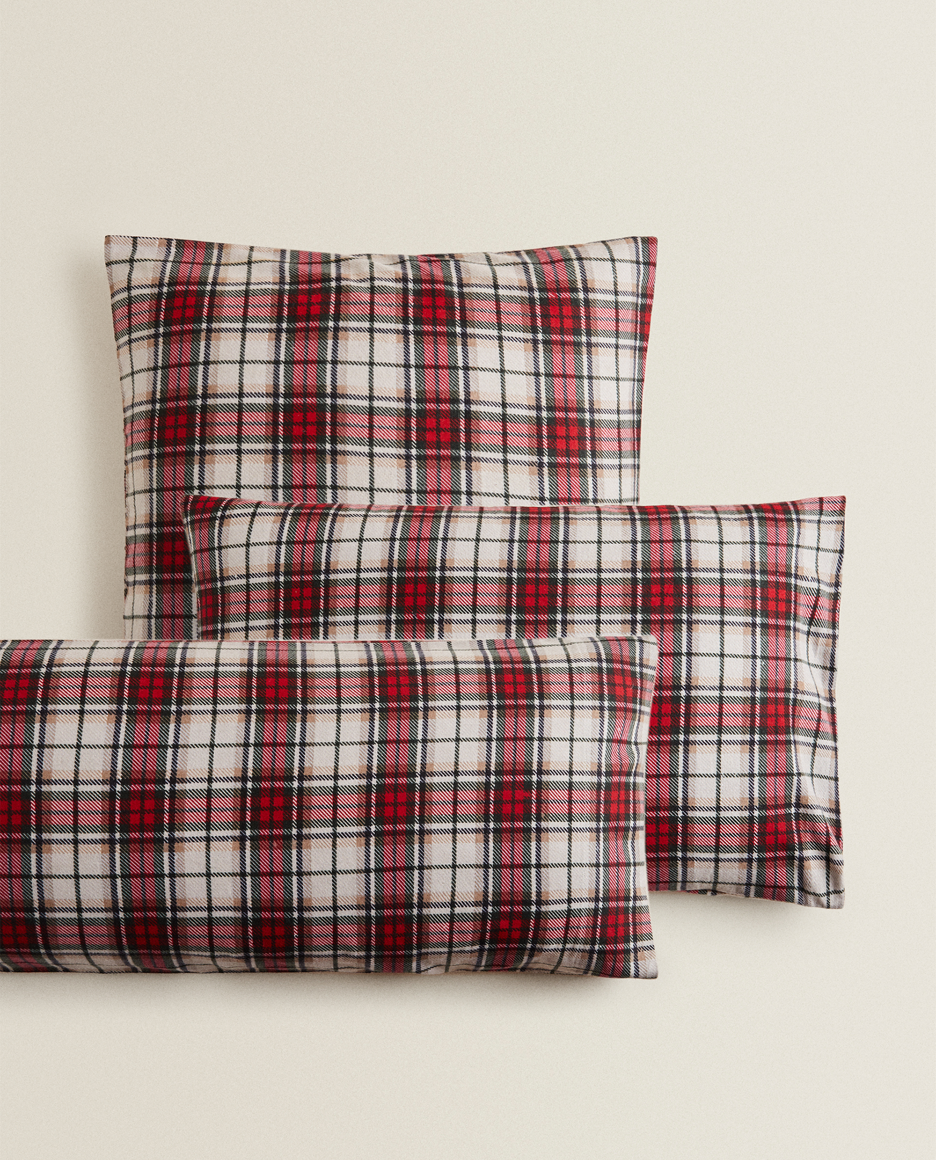 plaid flannel pillowcases