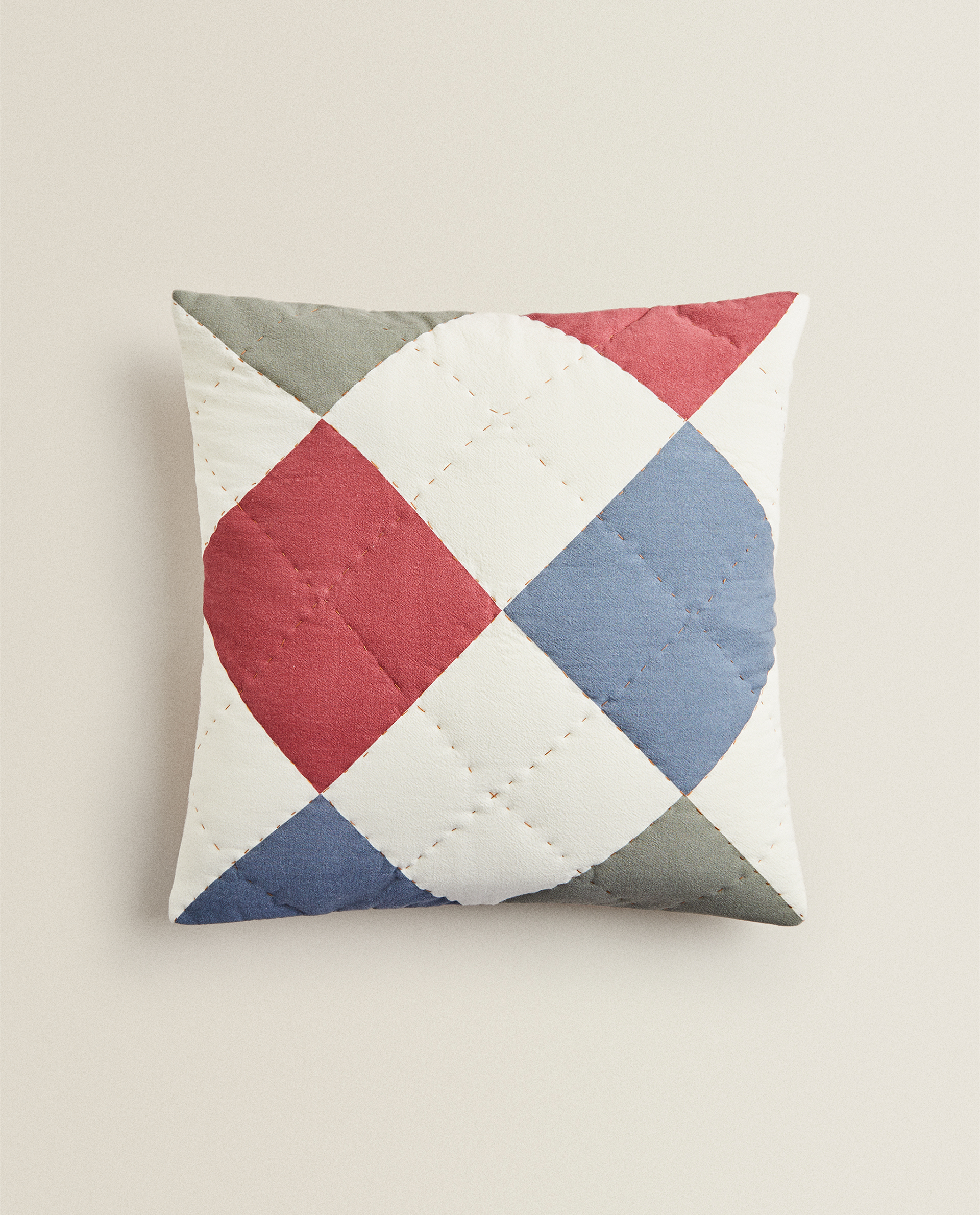 cushion cover patchwork design