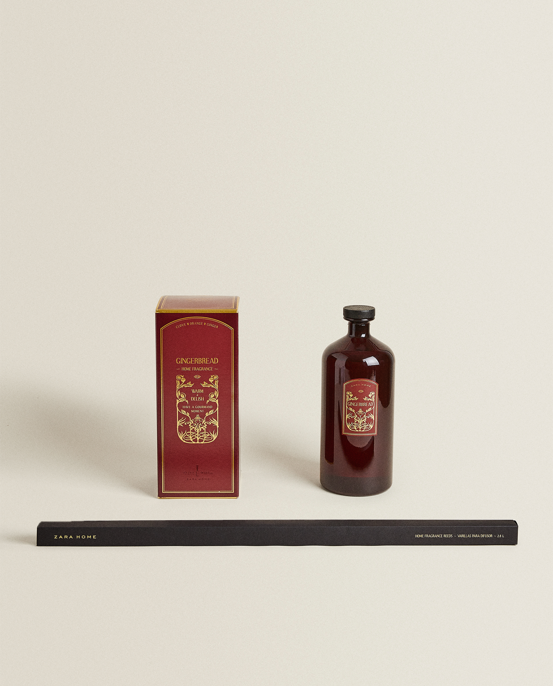 2 8升 姜饼系列圣诞插棒香薰 家居香水喷雾 产品 芳香剂 Zara Home