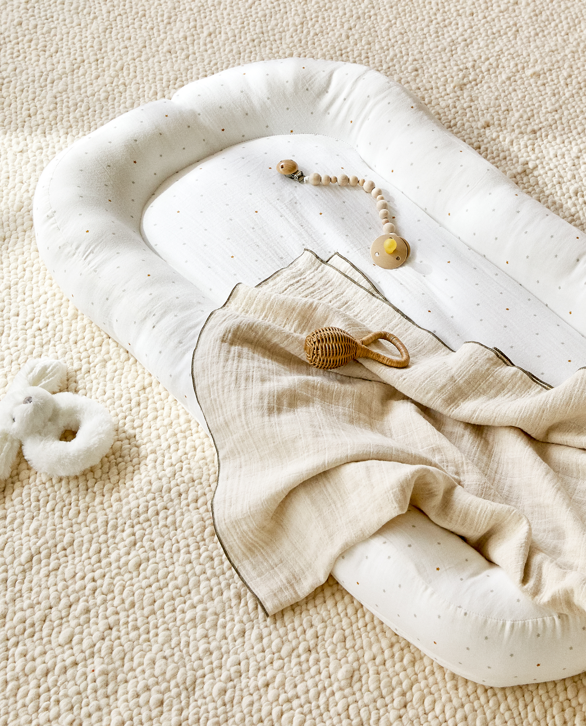 Quilted Nest With Star Print Off For A Stroll Kids Zara Home Quilted Nest With Star Print Off For A Stroll Kids Zara Home