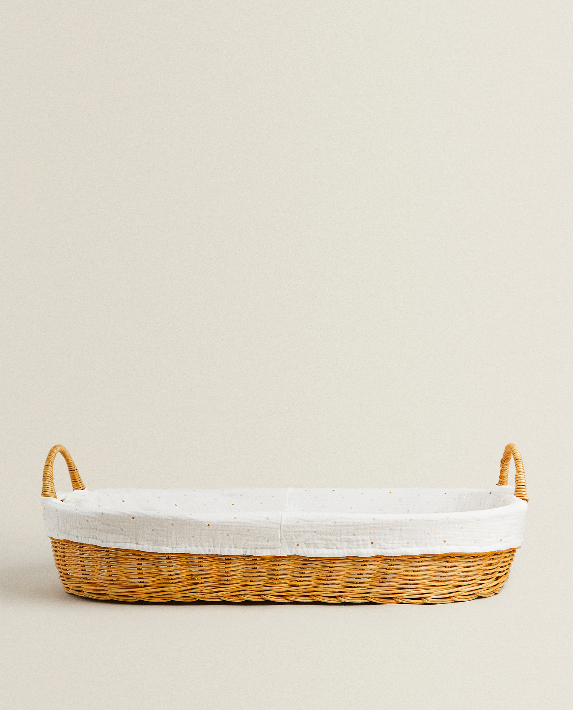 wicker changing pad basket