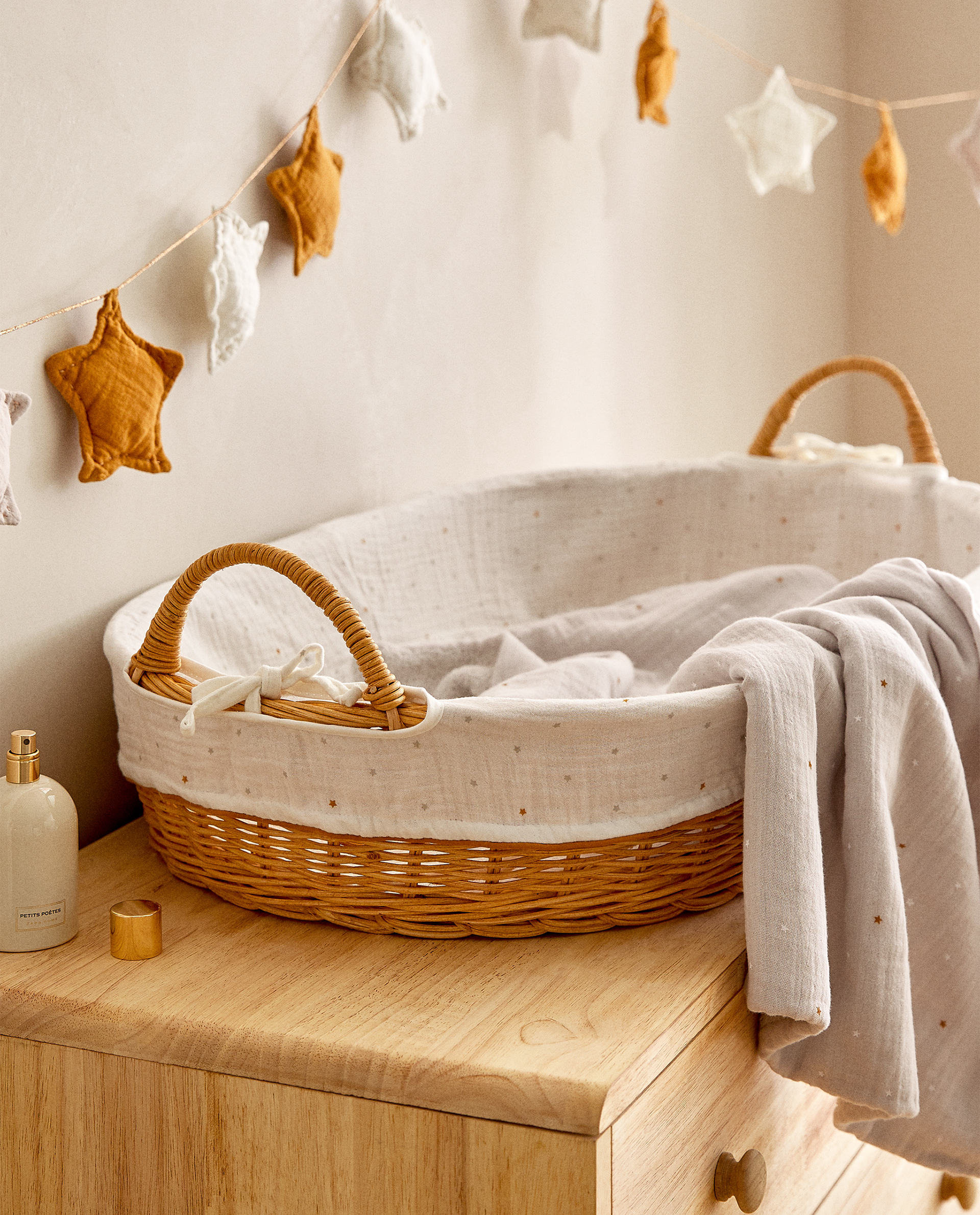 wicker changing pad basket