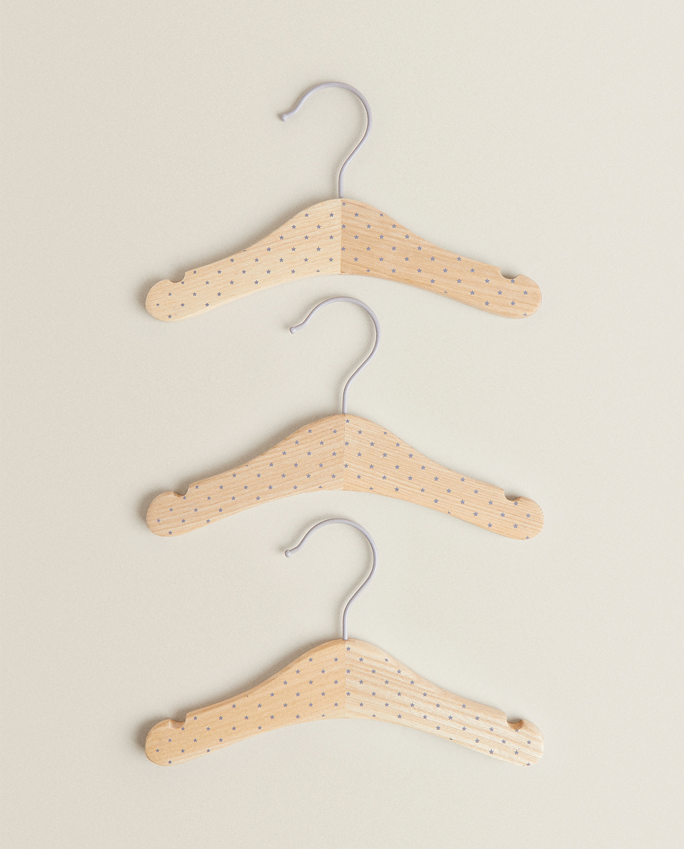 Star Hanger Pack Of 3 Zara Home