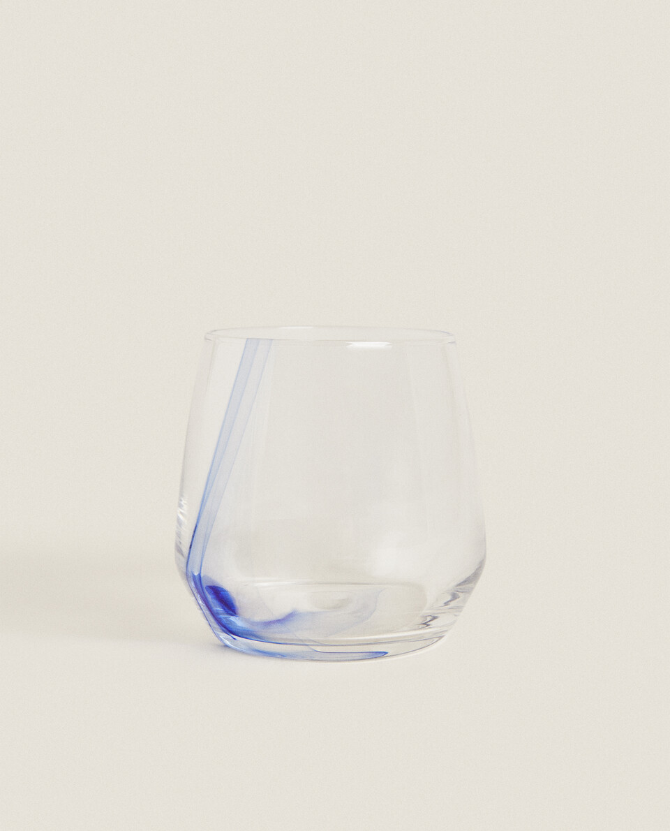GLASS TUMBLER WITH LINE