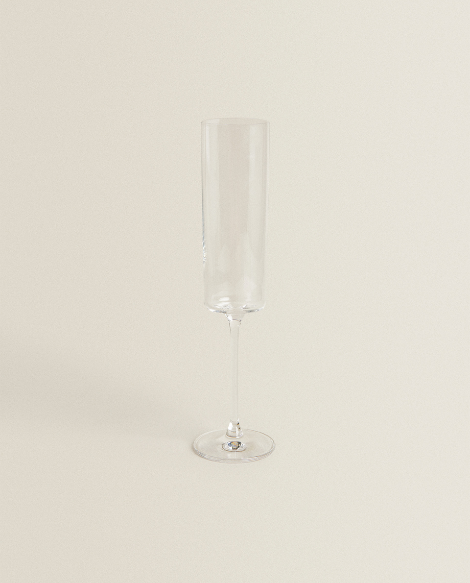 直式晶体玻璃香槟酒杯