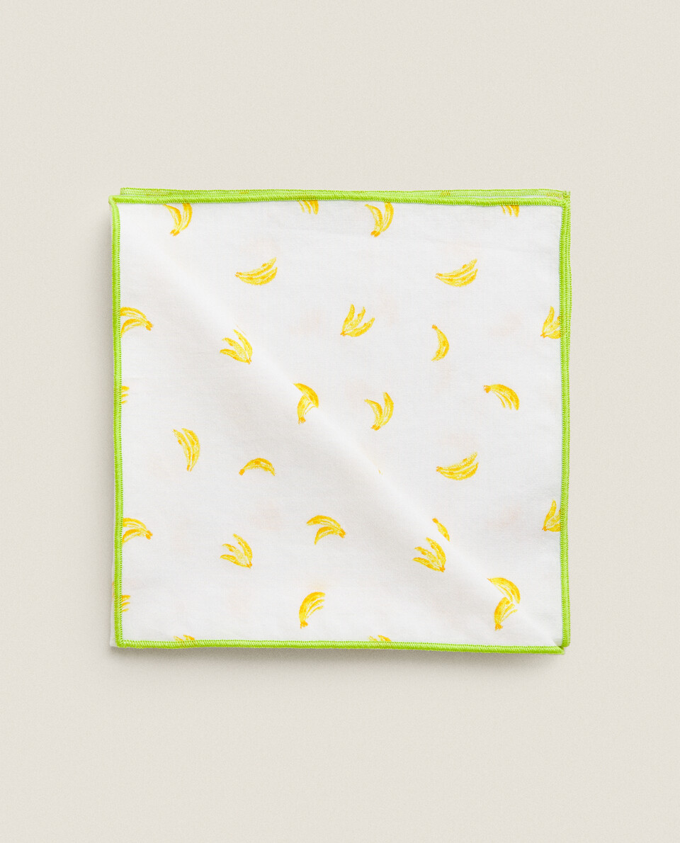 香蕉印花餐巾（2件装）