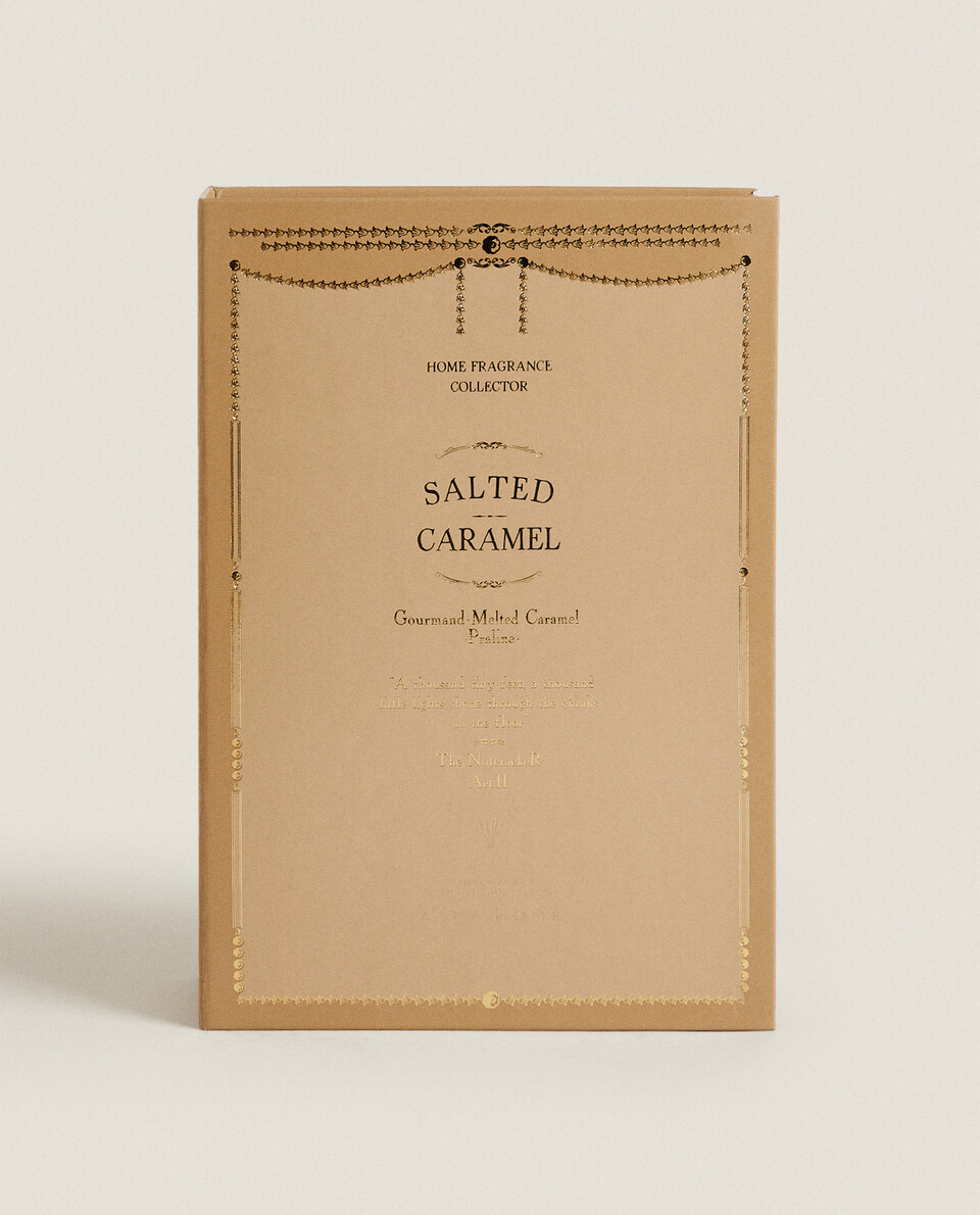 “SALTED CARAMEL”咸味焦糖系列细棒空气清香剂和迷你蜡烛套装
