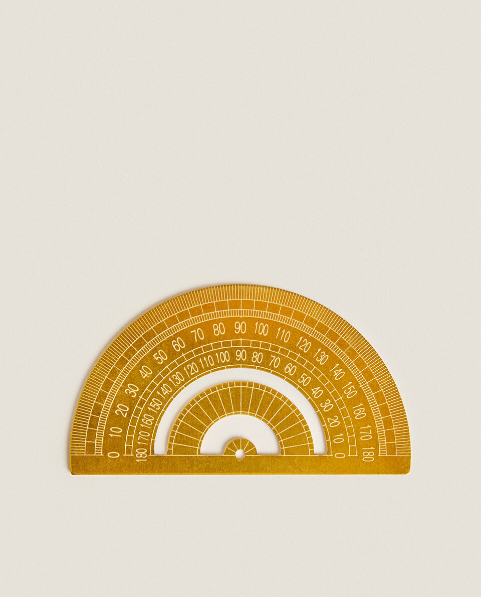 金色量角器