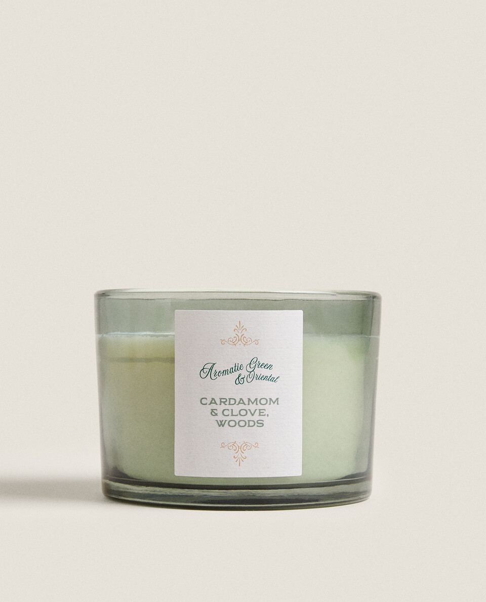 (350 G) CARDAMOM&CLOVE, WOODS SCENTED CANDLE