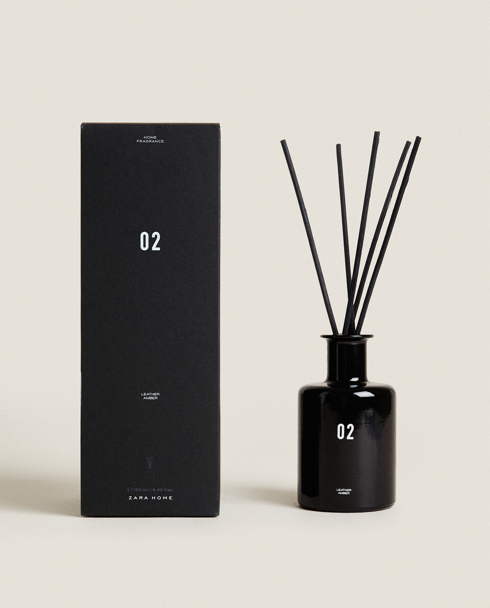 (190 ML) LEATHER AMBER REED DIFFUSER