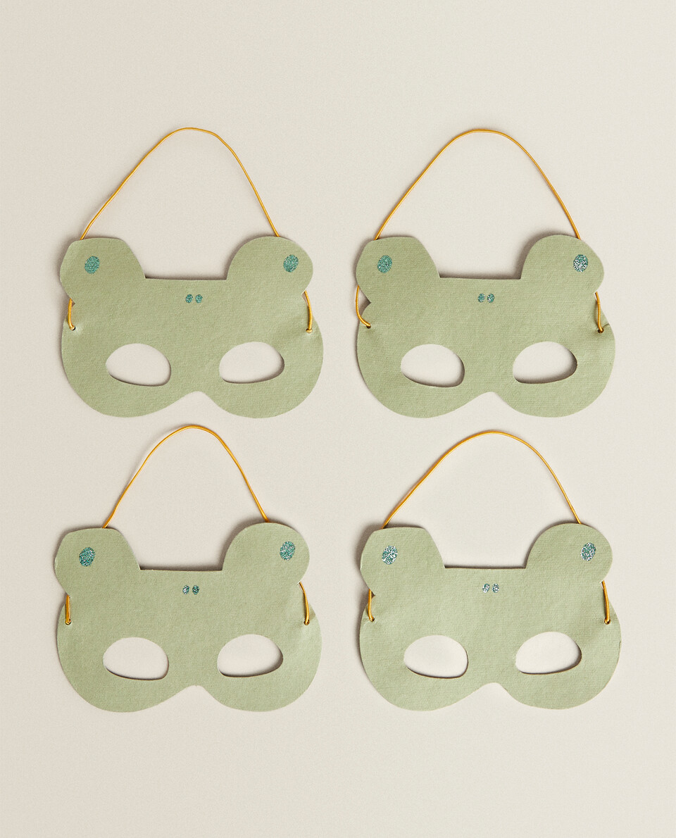 青蛙面具（4件装）