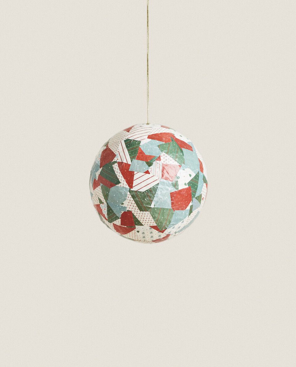PATCHWORK CHRISTMAS BAUBLE