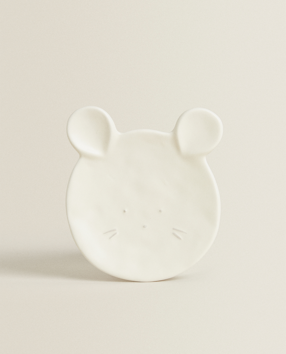 老鼠状陶瓷香皂盒