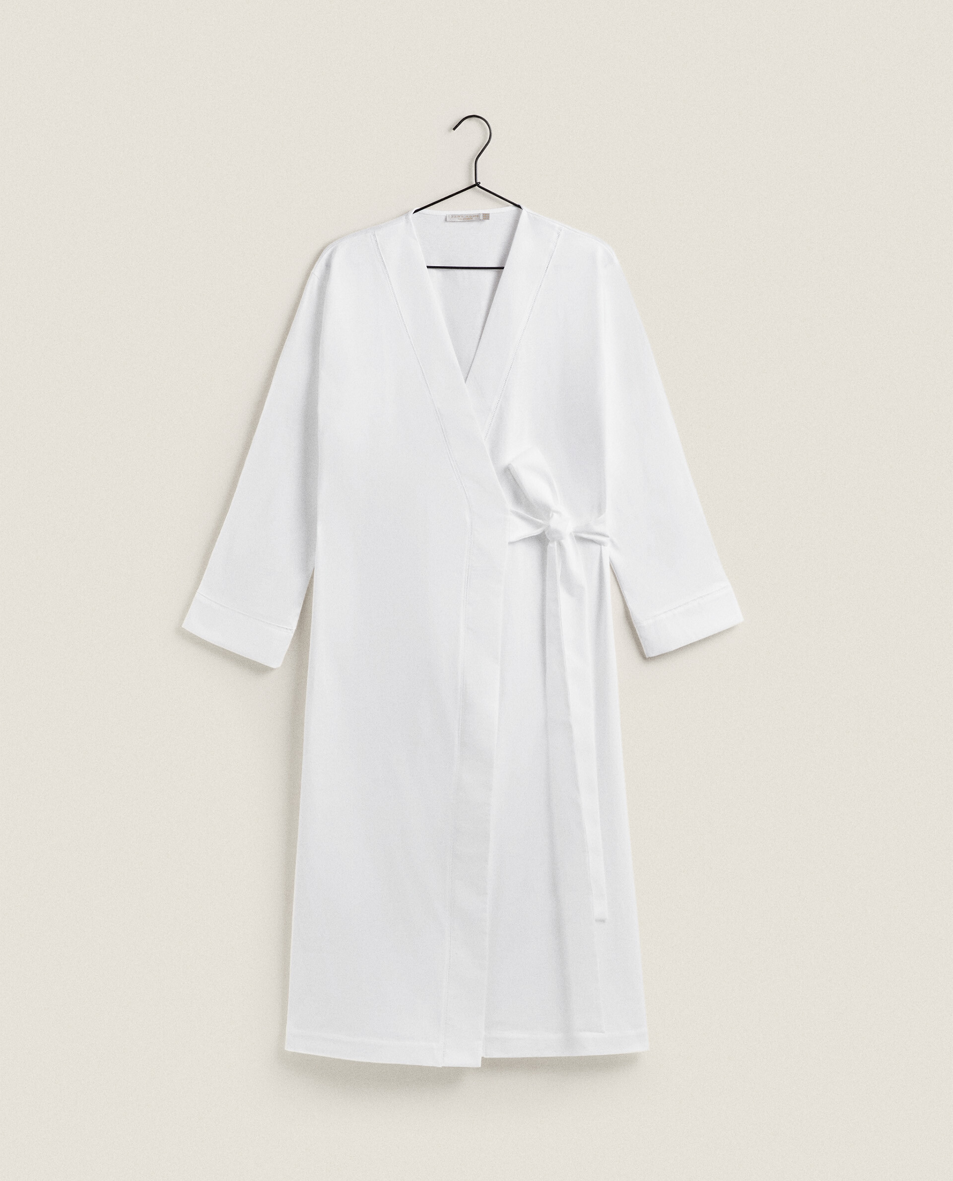 蕾丝边饰睡袍 睡衣 女士 服饰 服饰和鞋款 Zara Home