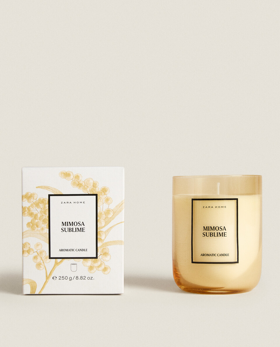 (250 G) MIMOSA SUBLIME SCENTED CANDLE