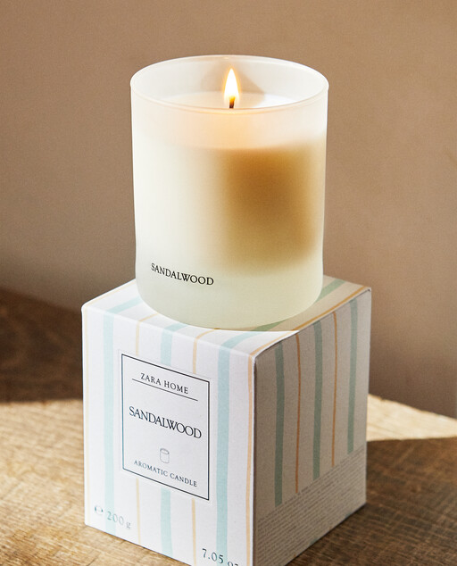 white company sandalwood candle