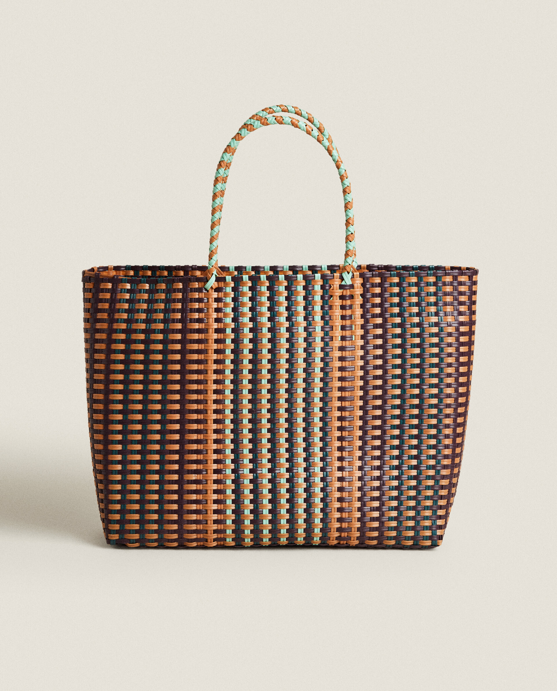 zara woven bags