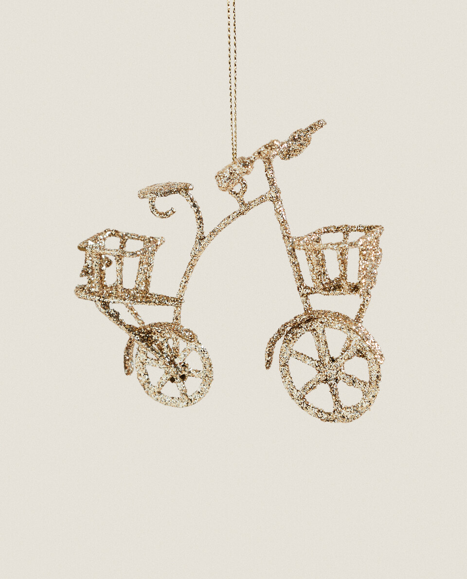 GLITTER BICYCLE DECORATION