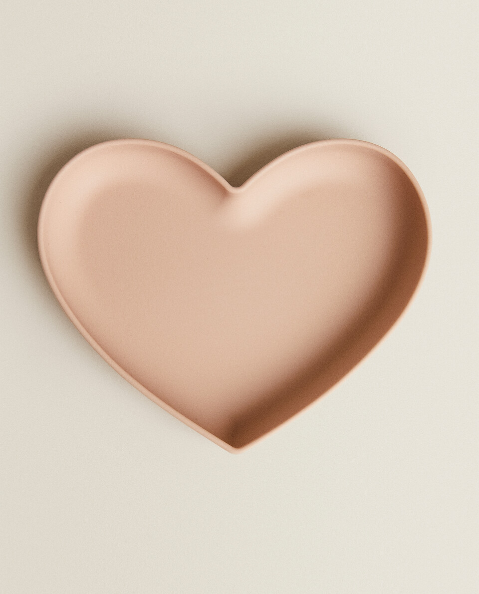 SILICONE HEART PLATE