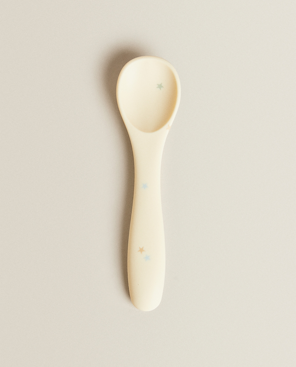 SILICONE SPOON WITH STARS